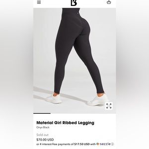 Buffbunny material girl leggings